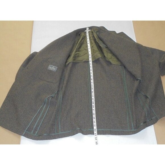 Men's Fabio Inghirami Virgin Wool 3 Button Coat Size 46 (Made in Italy) - Picture 8 of 9